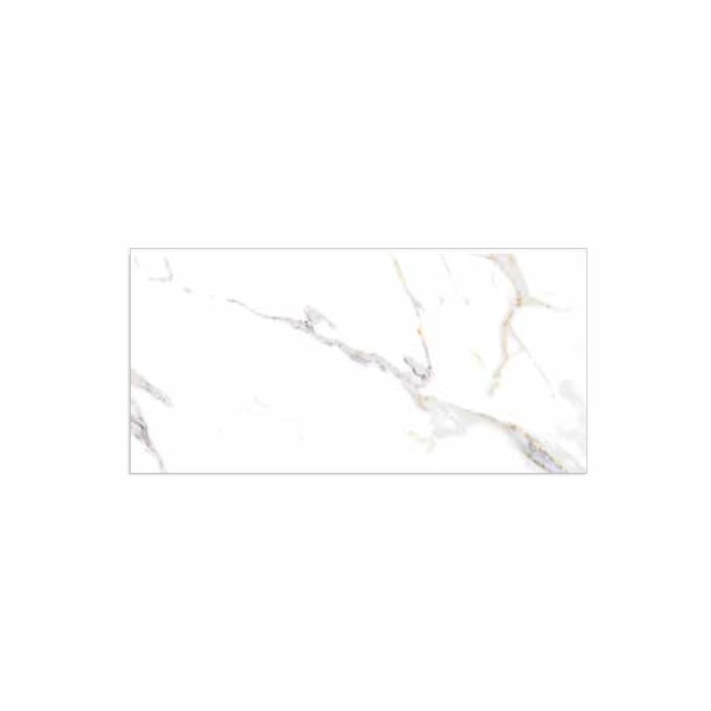 AZULEJO CASTEL 60X120 STATUARIO GOLDEN 9mm [1.44 M2] CAJA