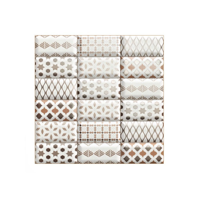 DECORADO CENEZZIA 10X20 LUXOR METAL [0.56] M2 CJ
