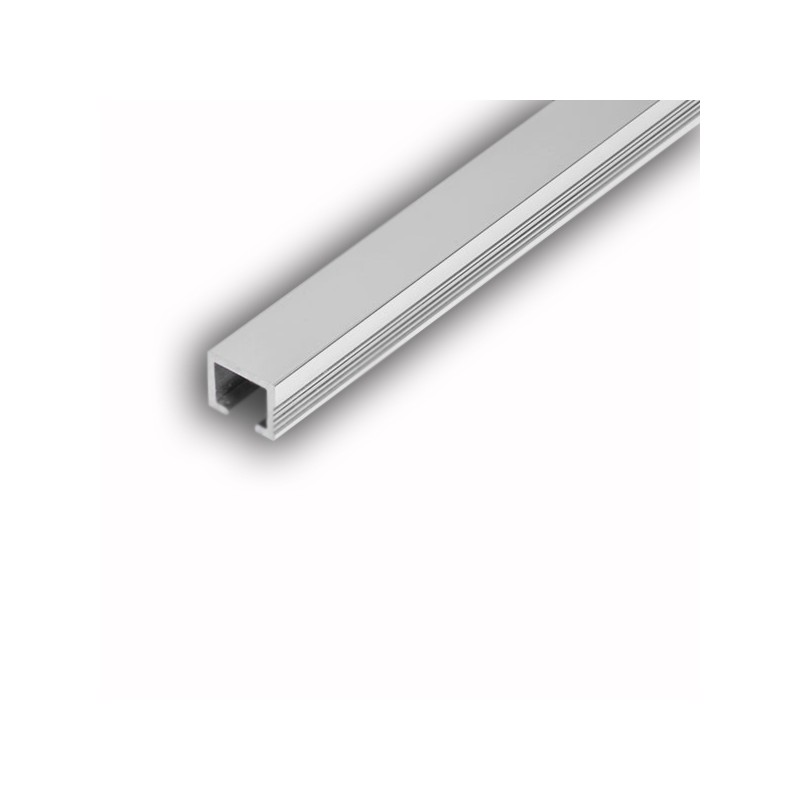 LISTELO ALUMINIO TILES 8MM X 2.5M PLATA BRILLO