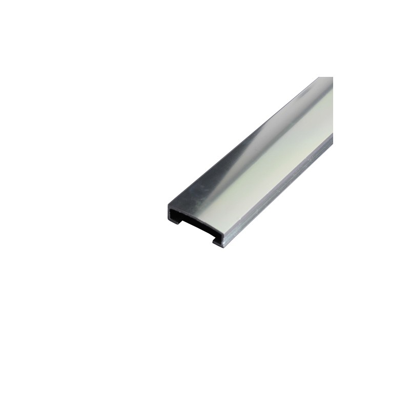 LISTELO XL ALUMINIO TILES 25MM X 2.5M PLATA BRILLO