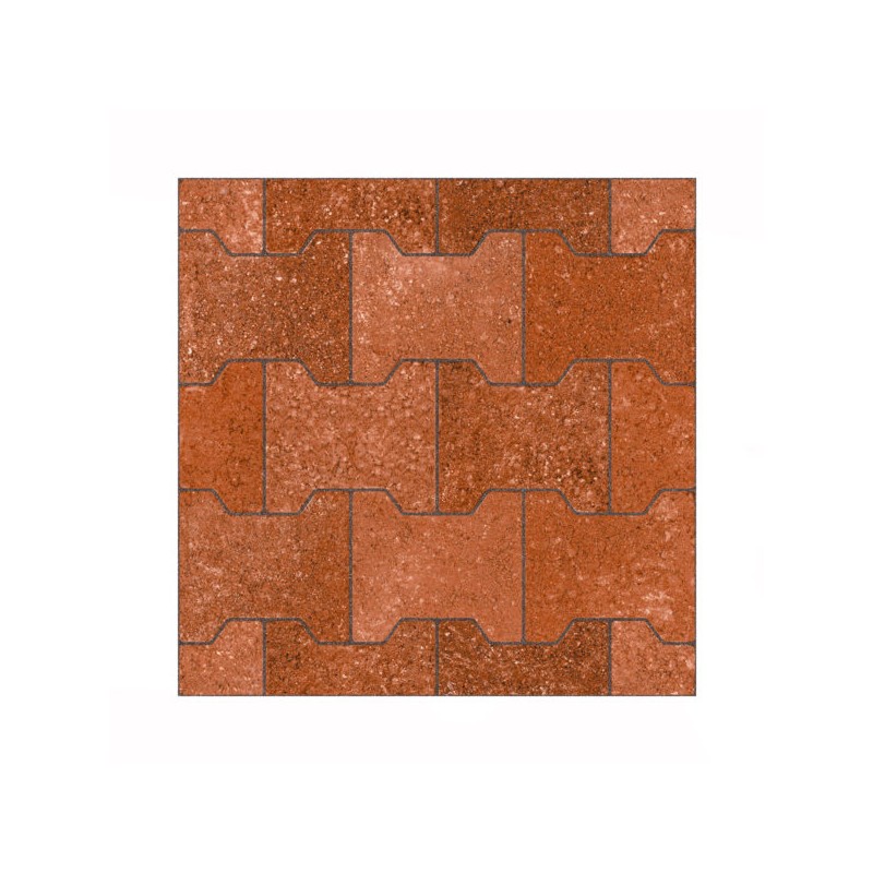 LOSETA LAMOSA 44X44 BOSTON ADOQUIN BARRO [1.92 M2] CAJA