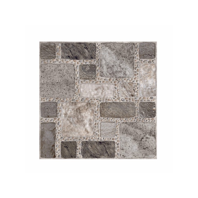 LOSETA LAMOSA 55X55 VILLAROCK FD MIX GRIS [1.49 M2] CAJA