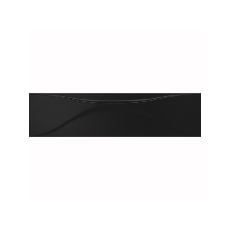 MOSAICO TILES 10X40 ONA NEGRO MATE C/RELIEVE