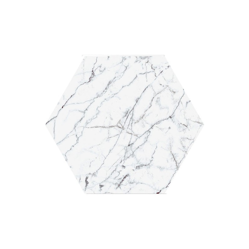 MOSAICO TILES 14×16.3 HEXAGONO MARMOL CARRARA