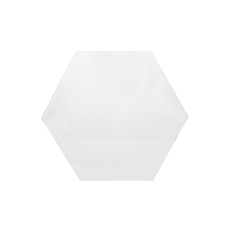 MOSAICO TILES 15X17 HEXAGONO LISO BLANCO BRILLO