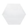 MOSAICO TILES 15X17 HEXAGONO LISO BLANCO BRILLO