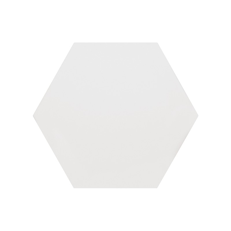 MOSAICO TILES 15X17 HEXAGONO LISO BLANCO MATE