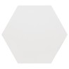 MOSAICO TILES 15X17 HEXAGONO LISO BLANCO MATE