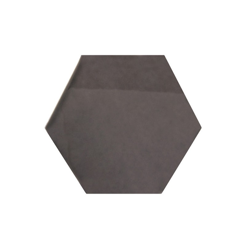 MOSAICO TILES 15X17 HEXAGONO LISO GRAFITO BRILLO