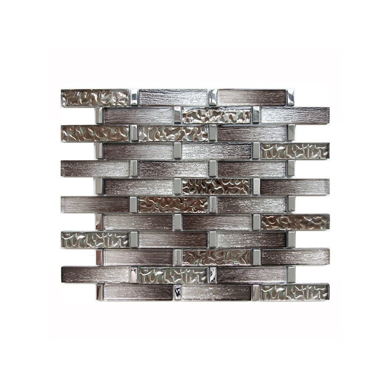 MOSAICO TILES ENMALLADO 30X33.5 FERRO