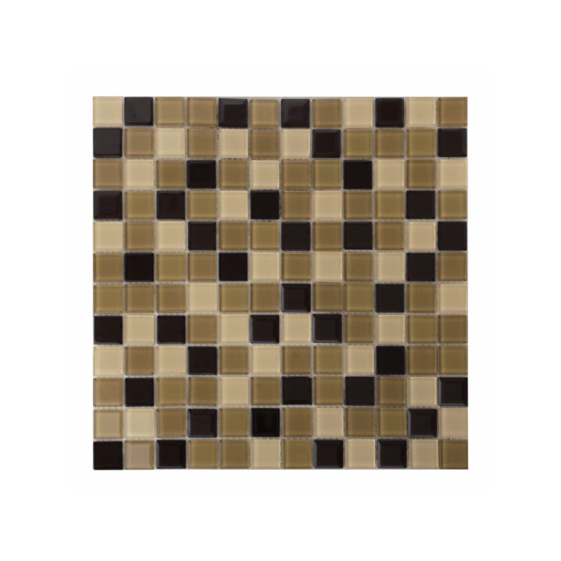 MOSAICO TILES ENMALLADO 32X32 CHOCOLATE