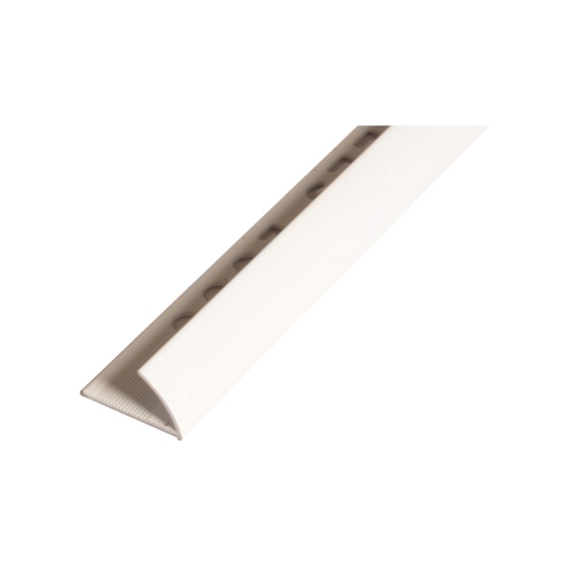 UNIPERFIL ALUMINIO TILES 12MM X 2.5M EUROCANTO BLANCO