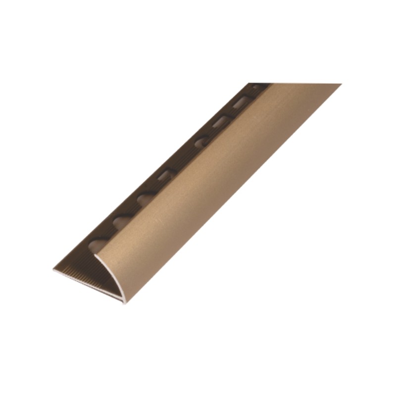 UNIPERFIL ALUMINIO TILES 12MM X 2.5M EUROCANTO COBRE MATE