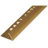 UNIPERFIL ALUMINIO TILES 12MM X 2.5M EUROCANTO ORO MATE