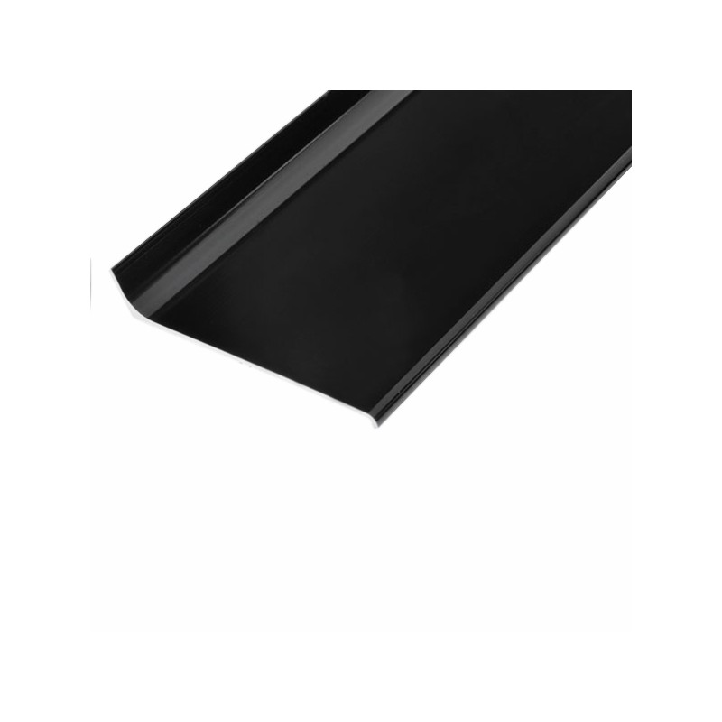 ZOCLO ALUMINIO TILES 6CM X 2.5M NEGRO BRILLO