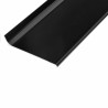 ZOCLO ALUMINIO TILES 6CM X 2.5M NEGRO BRILLO