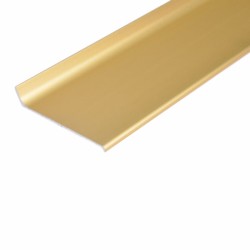 ZOCLO ALUMINIO TILES 6CM X 2.5M ORO MATE