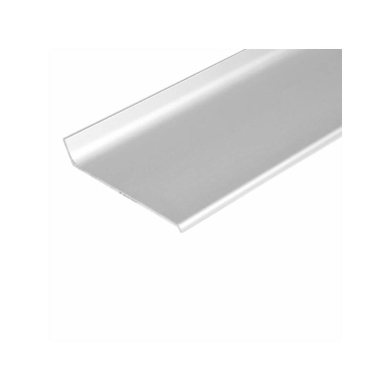 ZOCLO ALUMINIO TILES 6CM X 2.5M PLATA MATE