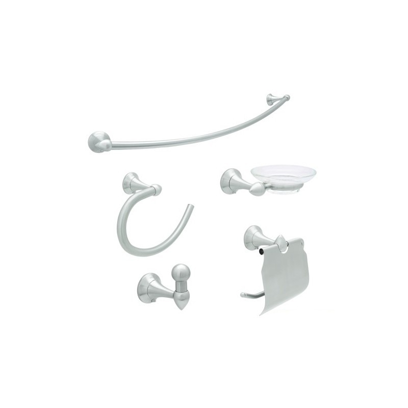 ACCESORIOS URREA P/BAÑO CROMO 5 PZAS.