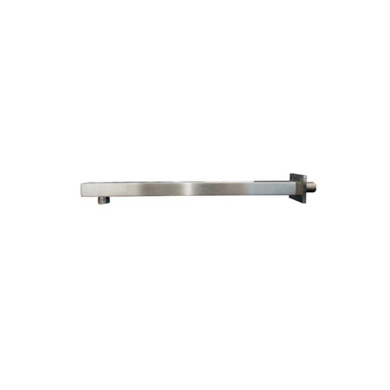 BRAZO TOTAL SHOWER MURO CUADRADO C/CHAPETON 40 CM SATIN