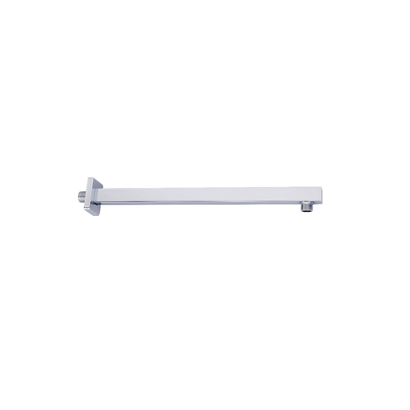 BRAZO Y CHAPETON DICA A PARED CUADRADO 40 CM CROMO