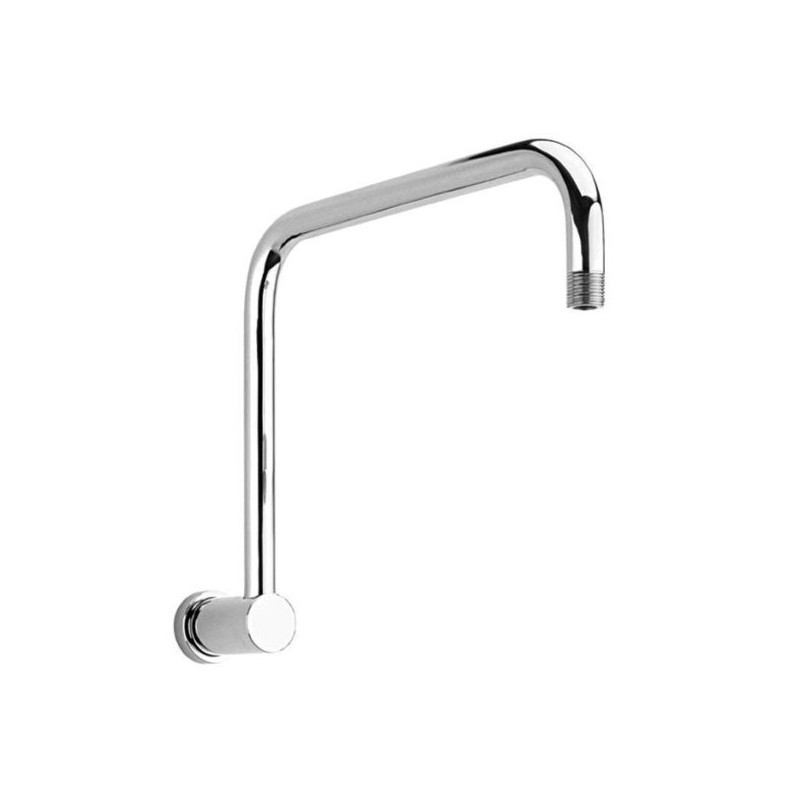 BRAZO Y CHAPETON HELVEX ANGULAR CROMO.