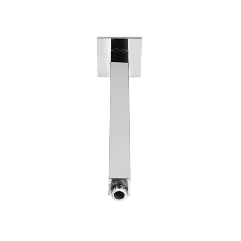BRAZO Y CHAPETON HELVEX KUBICA AL TECHO CUADRADO 32.10 CM CROMO