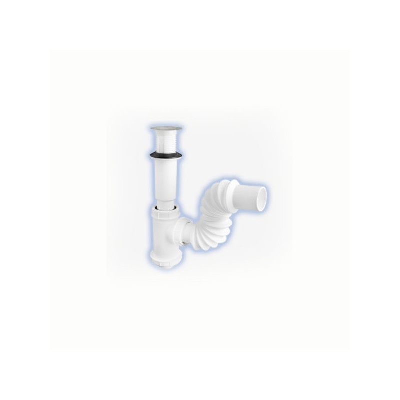 CESPOL FLEXIMATIC P/LAVABO BOTE CHICO CUBIERTA ACERO INOX.