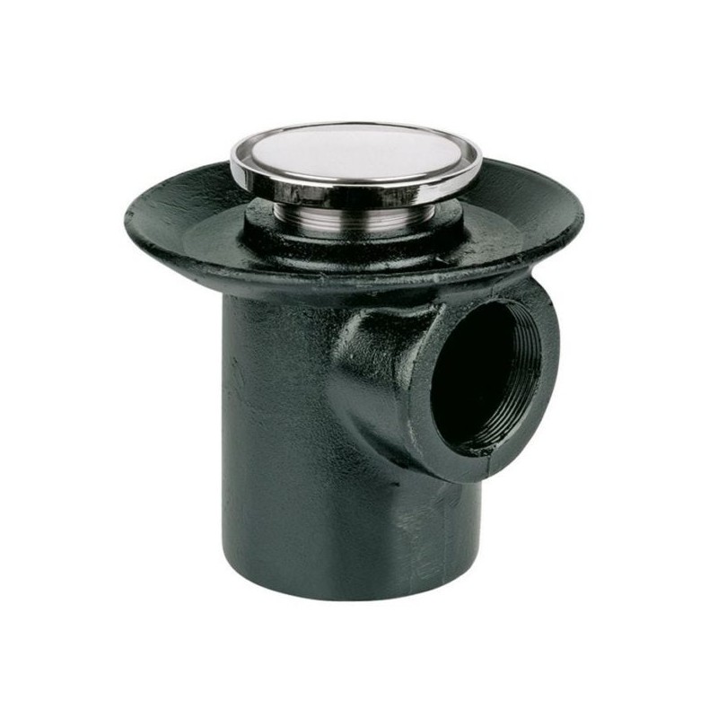 COLADERA HELVEX P/PISO C/TAPA REDONDA LISA 1 BOCA