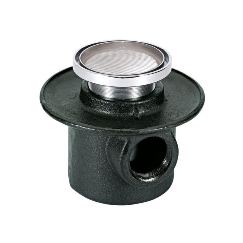 COLADERA HELVEX P/PISO REDONDA P/INSERTO CERAMICO 1 BOCA
