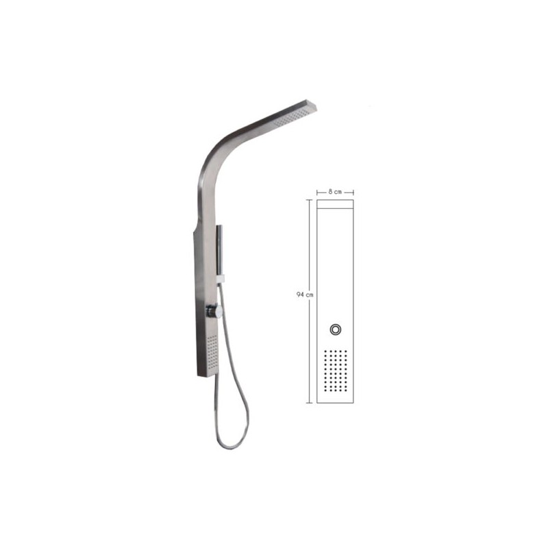 COLUMNA TOTAL SHOWER ACERO INOXIDABLE 3126