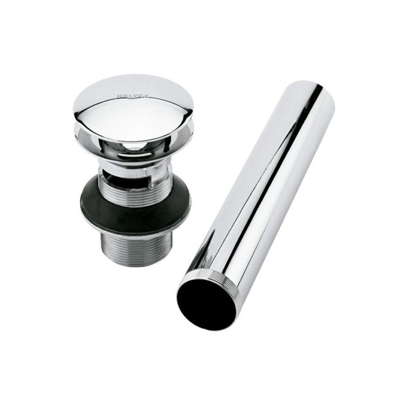 CONTRA HELVEX TIPO HONGO P/LAVABO CON REBOSADERO CROMO