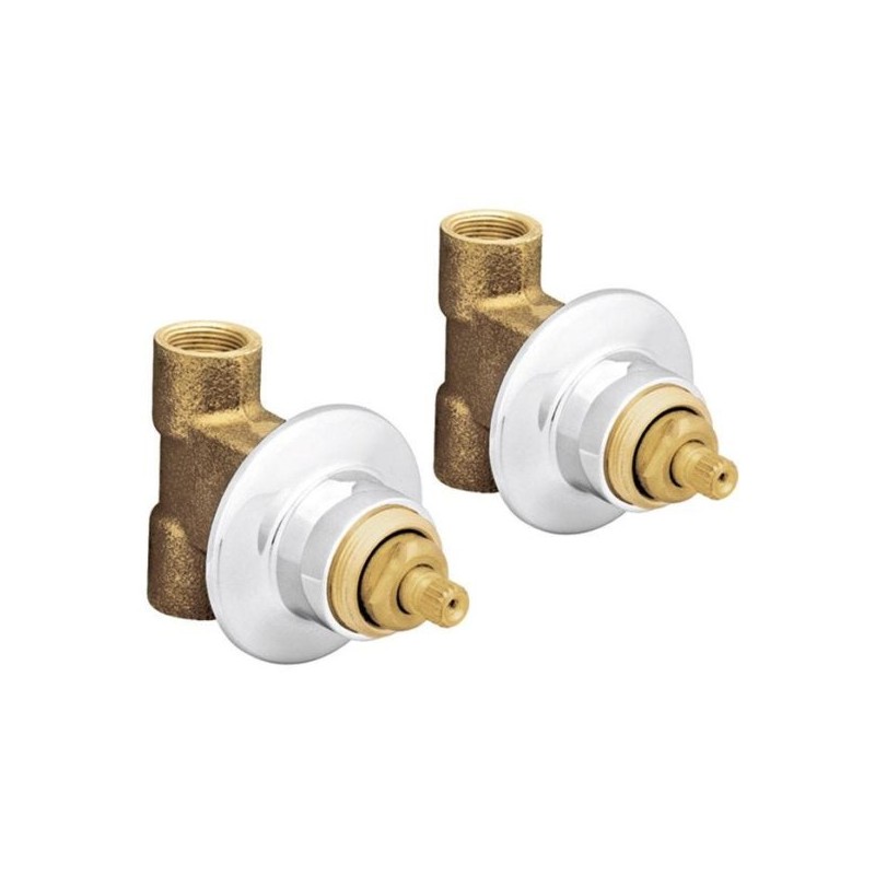 ENSAMBLE HELVEX LLAVE DE EMPOTRAR P/REGADERA P/ROSCAR C/CHAPETONES (VALVEX I)