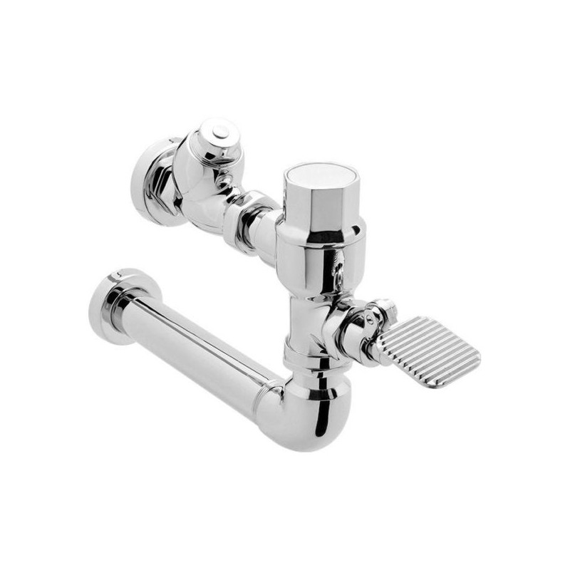 FLUXOMETRO HELVEX P/MINGITORIO DE PEDAL SPUD 19MM 3 LPD CROMO