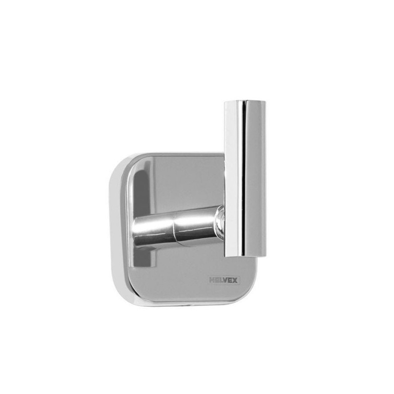 GANCHO HELVEX SENCILLO PIAZZA CROMO