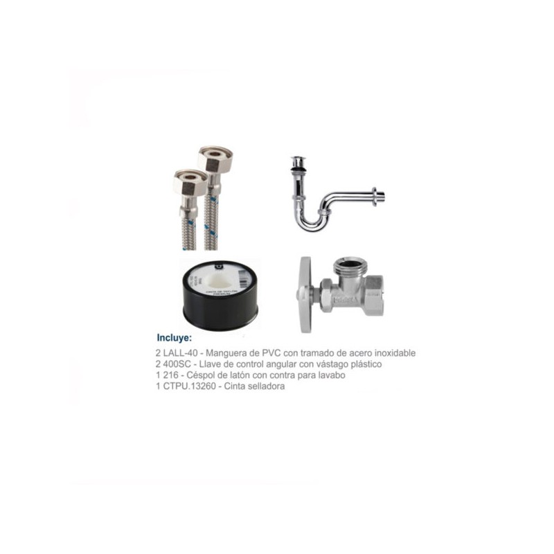 KIT URREA DE INSTALACION PARA LAVABO