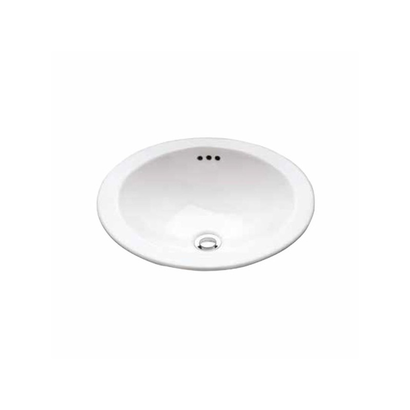 LAVABO AMERICAN STANDARD SOBRECUBIERTA REDONDO GRANDE BLANCO