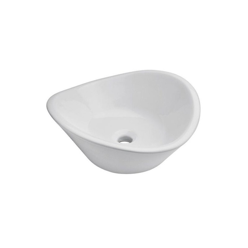 LAVABO HELVEX CASSINI DE SOBREPONER S/REBOSADERO BLANCO