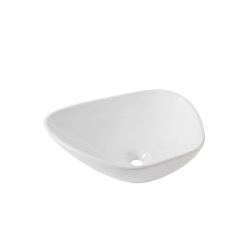 LAVABO HELVEX CLAP DE SOBREPONER S/REBOSADERO BLANCO