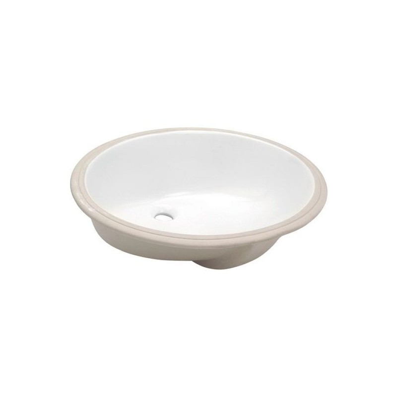 LAVABO HELVEX LUGANO BAJO CUBIERTA C/REBOSADERO BLANCO