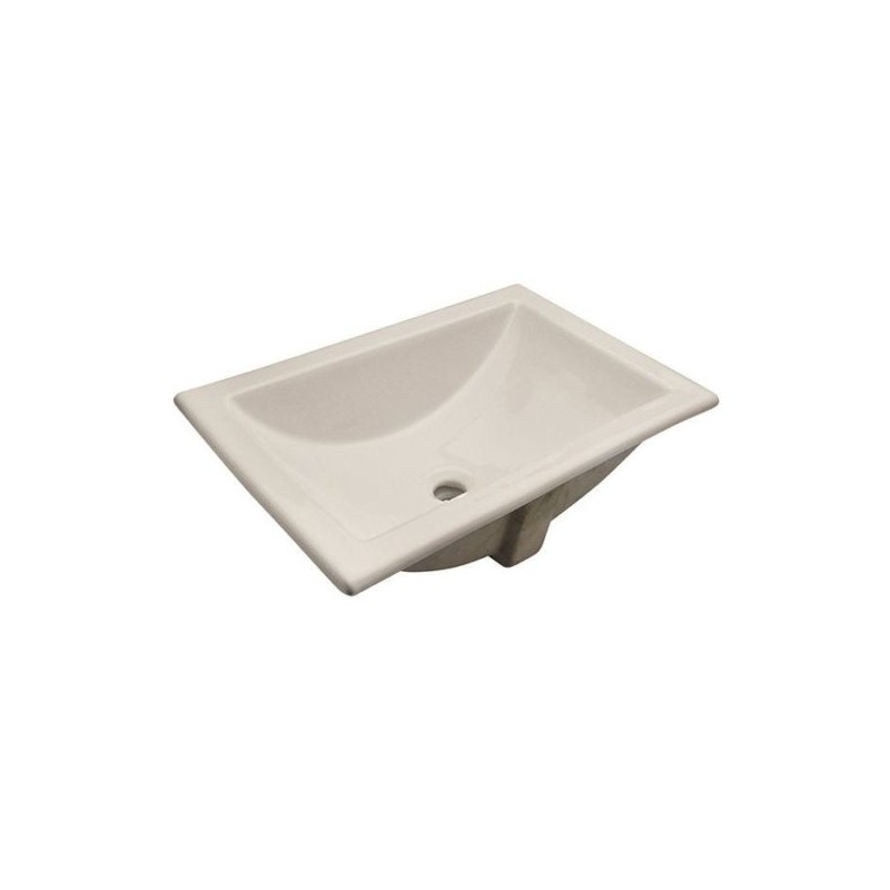 LAVABO HELVEX MARCUS DE SOBRECUBIERTA C/REBOSADERO MARFIL