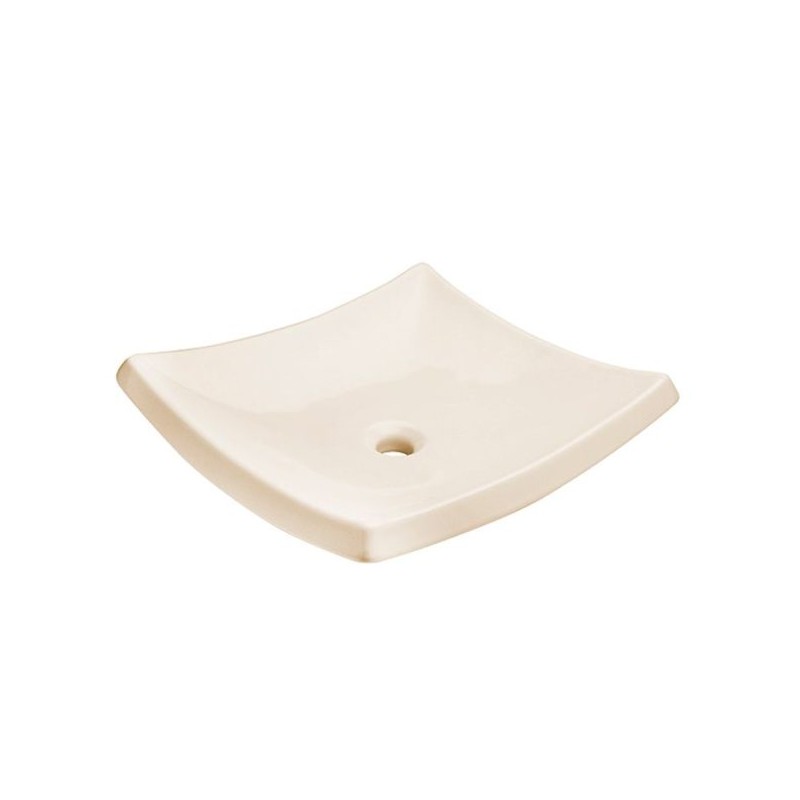 LAVABO HELVEX TRAZZO DE SOBREPONER S/REBOSADERO MARFIL
