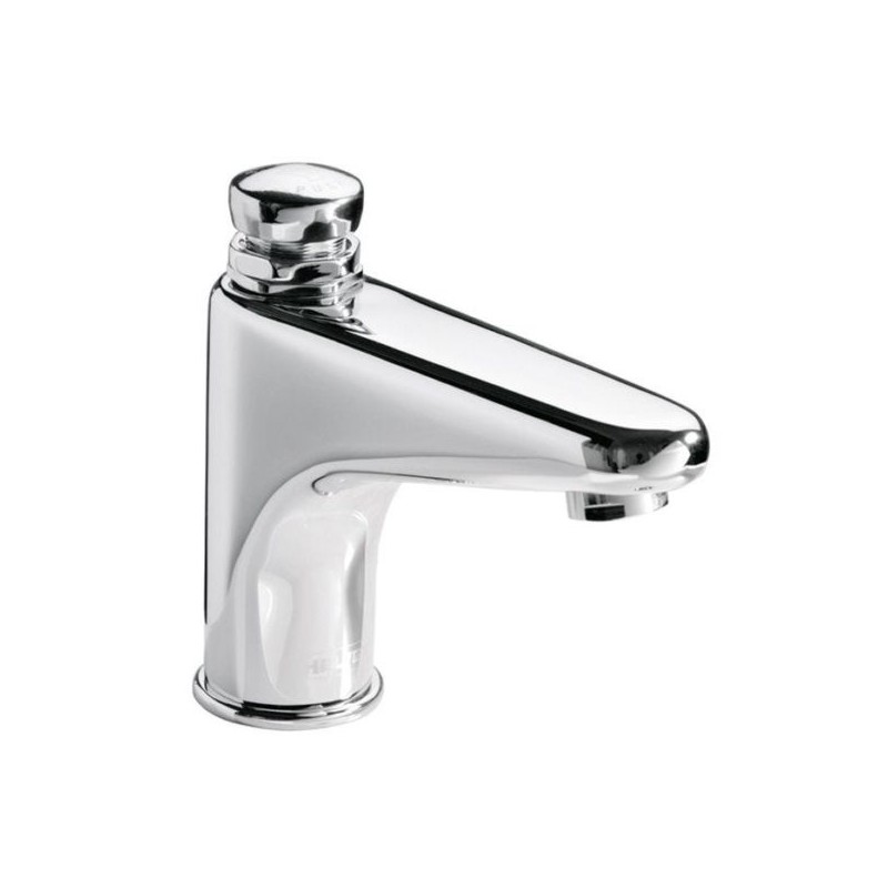 LLAVE HELVEX P/LAVABO TEMPORIZADORA A PISO CIERRE AUTOMATICO CROMO