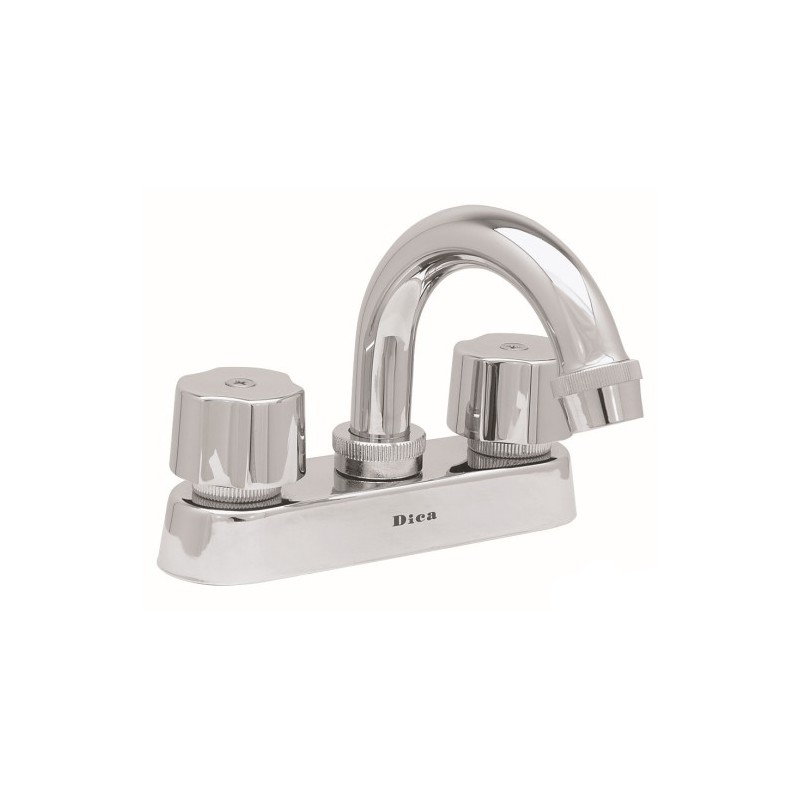MEZCLADORA DICA P/LAVABO  4? CROMO ECO.