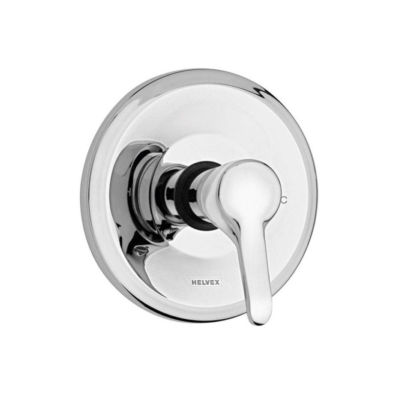 MONOMANDO HELVEX P/REGADERA O TINA NOVUS SENCILLO CROMO