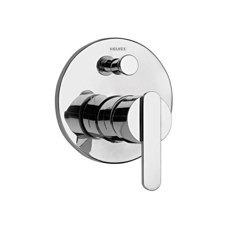 MONOMANDO HELVEX P/REGADERA,TINA O REG. MANUAL EXPLORA C/DESVIADOR CROMO