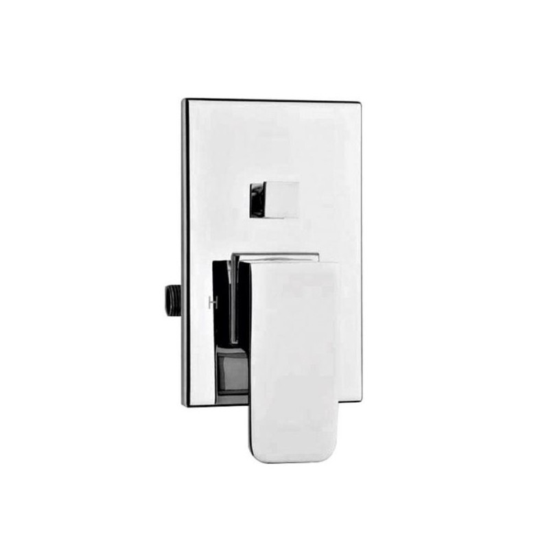 MONOMANDO HELVEX P/REGADERA,TINA O REG. MANUAL SQUADRA C/DESVIADOR CROMO