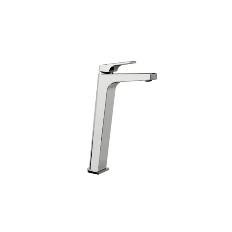 MONOMANDO PROYECTA P/LAVABO QUADRATTA ALTO SIN CONTRA CROMO