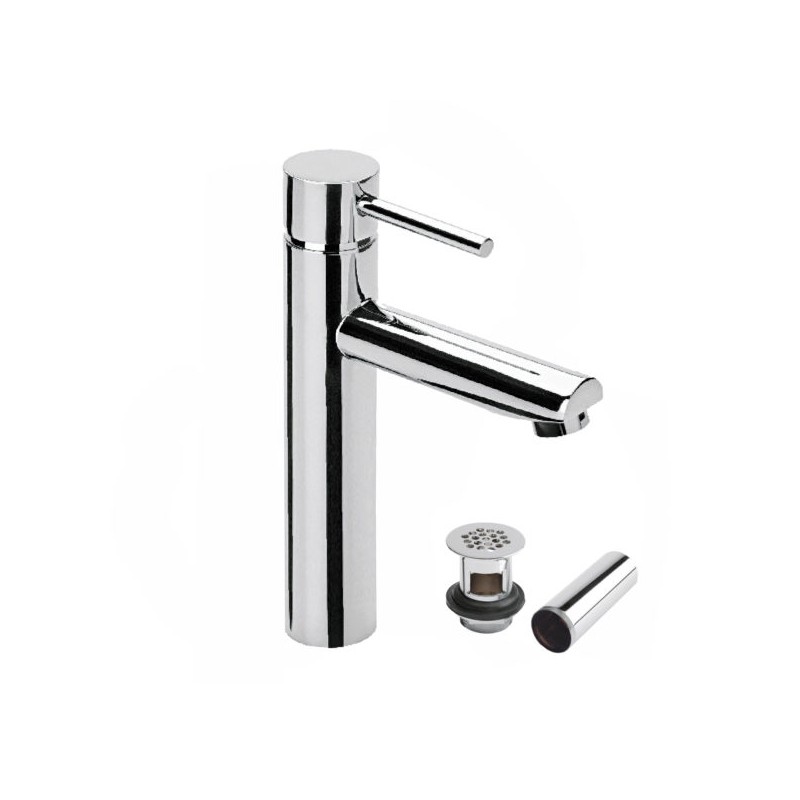 MONOMANDO PROYECTA P/LAVABO SPACIO ALTO C/CONTRA DE REJILLA CROMO