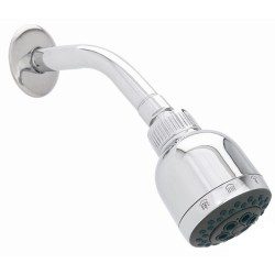 REGADERA DICA C/BRAZO Y CHAPETON 3 TIPOS DE CHORRO  CROMO